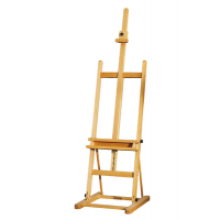 Cavalletto Studio - legno di faggio - altezza tela max 140 cm - 47 x 57 x 185 cm - Dom - 41 - 8004957005875 - DMwebShop
