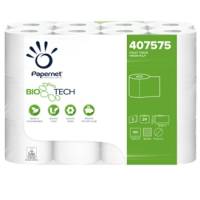 Carta igienica classica BioTech - 2 veli - 19,8 mt - 180 strappi - pacco 24 rotoli - Papernet - 407575 - 8024929475758 - DMwebShop