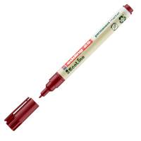 Marcatore permanente 25 Ecoline - punta tonda - 1 mm - rosso - conf. 10 pezzi - Edding - 4-25002 - 4004764971596 - DMwebShop