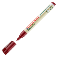 Marcatore permanente 25 Ecoline - punta tonda - 1 mm - rosso - conf. 10 pezzi - Edding - 4-25002 - 4004764971596 - DMwebShop