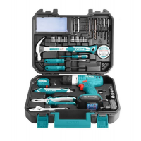 Valigetta - con trapano avvitatore - 127 accessori - Total 811760420