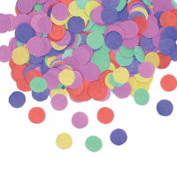 Coriandoli - Ø 2 cm - in carta - colori assortiti - Big Party - 50227. - 8020834502275 - DMwebShop
