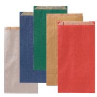 Sacchetto a soffietto - 14 x 28 + 5 cm - colori scuri assortiti - conf. 100 pezzi - Rex Sadoch - MLCO5DAR - 8006715111491 - DMwebShop