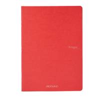 Maxiquaderno EcoQua original PM - A4 - 90 gr - 1 rigo - 40 fogli - lampone - conf. 5 pezzi - Fabriano - 19210309 - 8001348214144 - DMwebShop