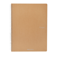 Maxiquaderno EcoQua original - spiralato - A4 - 90 gr - 5 mm - 70 fogli - bruno - conf. 5 pezzi - Fabriano - 19290102 - 8001348215516 - DMwebShop