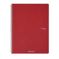 Maxiquaderno EcoQua original - spiralato - A4 - 90 gr - 5 mm - 70 fogli - rosso scuro - conf. 5 pezzi - Fabriano - 19290103 - 8001348215523 - DMwebShop