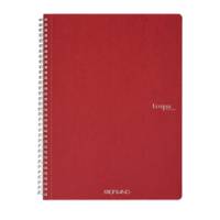 Maxiquaderno EcoQua original - spiralato - A4 - 90 gr - 5 mm - 70 fogli - rosso scuro - conf. 5 pezzi - Fabriano - 19290103 - 8001348215523 - DMwebShop