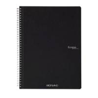 Maxiquaderno EcoQua original - spiralato - A4 - 90 gr - 5 mm - 70 fogli - nero - conf. 5 pezzi - Fabriano - 19290109 - 8001348215585 - DMwebShop