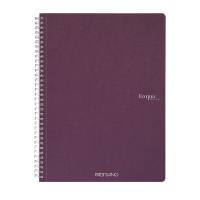 Maxiquaderno EcoQua original - spiralato - A4 - 90 gr - 5 mm - 70 fogli - vino - conf. 5 pezzi - Fabriano - 19290112 - 8001348215615 - DMwebShop