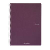 Maxiquaderno EcoQua original - spiralato - A4 - 90 gr - 5 mm - 70 fogli - vino - conf. 5 pezzi - Fabriano - 19290112 - 8001348215615 - DMwebShop