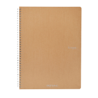 Maxiquaderno EcoQua original - spiralato - A4 - 90 gr - 1 rigo - 70 fogli - bruno - conf. 5 pezzi - Fabriano - 19290202 - 8001348215752 - DMwebShop