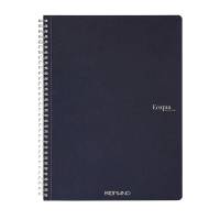 Maxiquaderno EcoQua original - spiralato - A4 - 90 gr - 1 rigo - 70 fogli - blu scuro - conf. 5 pezzi - Fabriano - 19290204 - 8001348215776 - DMwebShop