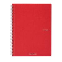 Maxiquaderno EcoQua original - spiralato - A4 - 90 gr - 1 rigo - 70 fogli - lampone - conf. 5 pezzi - Fabriano - 19290206 - 8001348215790 - DMwebShop