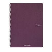 Maxiquaderno EcoQua original - spiralato - A4 - 90 gr - 1 rigo - 70 fogli - vino - conf. 5 pezzi - Fabriano - 19290212 - 8001348215851 - DMwebShop