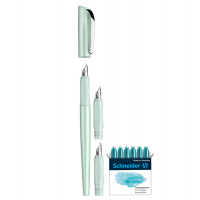 Set penna stilografica Callissima - 3 punte intercambiabili incluse - fusto verde menta - Schneider - P143811 - 4004675148131 - DMwebShop