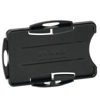 Portabadge Eco per 2 tessera - 5,4 x 8,7 cm - nero - conf. 10 pezzi - Durable - 8989-01 - 4005546730653 - DMwebShop