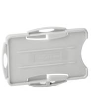 Portabadge Eco per 2 tessera - 5,4 x 8,7 cm - grigio - conf. 10 pezzi - Durable - 8989-10 - 4005546730677 - DMwebShop