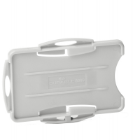 Portabadge Eco per 2 tessera - 5,4 x 8,7 cm - grigio - conf. 10 pezzi - Durable - 8989-10 - 4005546730677 - DMwebShop