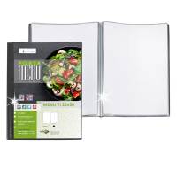 Portamenu' TI - 6 buste personalizzabile - 22 x 30 cm - nero - Sei Rota - 56700610 - 8004972030241 - DMwebShop