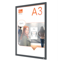 Cornice Impression PRO - a clip - A3 - grafite - Nobo - 1915581 - 5028252620710 - DMwebShop