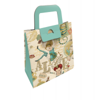 Scatola portaoggetto - fantasia Alice - 8 x 9,5 x 5 cm - conf. 6 pezzi - Kartos - 12010100 - 8009162363925 - DMwebShop