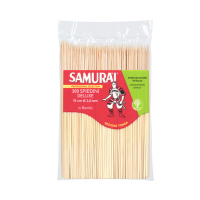 Spiedi delux - in bambu' - 15 cm - conf. 300 pezzi - Samurai Party G2SM-0019R