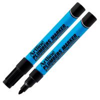 Marcatore permanente - per idraulica - punta tonda - 1,5 mm - nero - Artline - APLM/N - 4549441006272 - DMwebShop