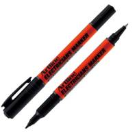 Marcatore permanente - per elettricisti - a doppia punta - 0,4 - 1 mm - nero - Artline - AELFT/N - 4549441006180 - DMwebShop