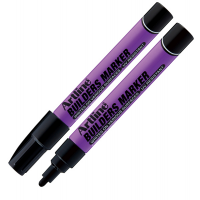 Marcatore permanente - per costruttori - punta tonda - 2,3 mm - nero - Artline - A BDM/N - 4549441006128 - DMwebShop