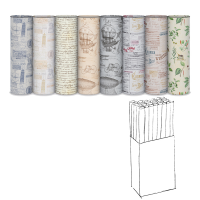 Carta regalo Eco Retro' - 70 x 100 cm - 65 gr - 100 fogli - Rex Sadoch - EC400RO1 - 8006715078015 - DMwebShop