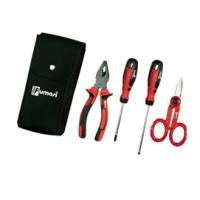 Trousse 4 utensili - per elettricista - similpelle - Melchioni Family - 495110920 - 8033116532730 - DMwebShop