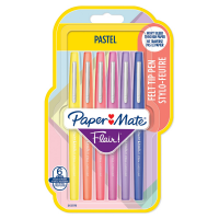 Pennarello Flair Nylon - colori assortiti Pastel - conf. 6 pezzi - Papermate - 2137276 - 3026981372766 - DMwebShop