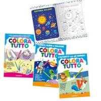 Album da colorare alfabeto inglese spazio - 24 facciate per bambina - pacco 6 pezzi - conf. 6 pezzi - Blasetti - 7702 - 8007758277021 - DMwebShop