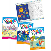 Album da colorare alfabeto inglese spazio - 24 facciate per bambina - conf. 6 pezzi - Blasetti - 7702 - 8007758277021 - DMwebShop