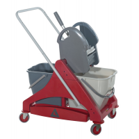 Carrello duo Qo-kart ClassicoTre 30 - per pulizie - plastica - 42 x 78 x 93 cm - Taxon - 4301230.r - 8057960705010 - DMwebShop