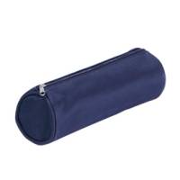 Astuccio Tombolino Basic con cerniera 22x8 diametro 8 cm blu - 26292