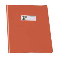 Coprimaxi GreenLine con alette PVC 220 mic 21 x 30 cm lucido coprente arancione Colorosa - 26502