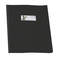 Coprimaxi GreenLine con alette PVC 220 mic 21 x 30 cm lucido coprente nero - 26509