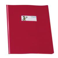 Coprimaxi GreenLine con alette PVC 220 mic 21 x 30 cm lucido coprente rosso Colorosa - 26514