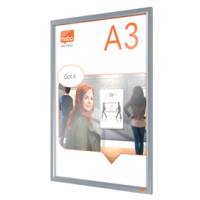 Cornice Impression PRO a clip A3 alluminio - 26900