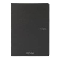 Maxiquaderno Ecoqua Original PM A4,90 gr 5 mm 40 fogli nero - 26394