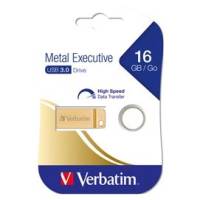 Memoria USB 3.0 - Metal Executive Drive - Oro - 16 Gb - Verbatim - 99104 - 23942991045 - DMwebShop