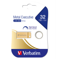 Memoria USB 3.0 - Metal Executive Drive - Oro - 32 Gb - Verbatim - 99105 - 023942991052 - DMwebShop
