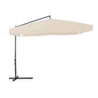 Ombrellone quadro con braccio laterale - 3 x 3 mt - ecru - Garden Friend - O850007/E - 8023755051624 - DMwebShop