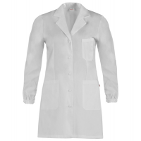 Camice ospedaliero MIlly - da donna - taglia M - bianco - Giblor's - Q3R00248-C01-M - 8056149338551 - DMwebShop