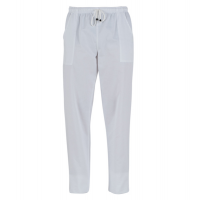 Pantalone Pitagora - unisex - 100% cotone - taglia S - bianco - Giblor's - Q3P00245-C01-S - 8056149338384 - DMwebShop