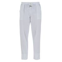 Pantalone Pitagora - unisex - 100% cotone - taglia S - bianco - Giblor's - Q3P00245-C01-L - 8056149338407 - DMwebShop