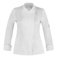 Giacca da Chef Celine - da donna - taglia L - bianco - Giblor's - Q8G00188-C01-L - 8011513100172 - DMwebShop