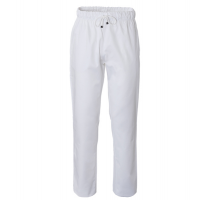 Pantalone da cuoco Plutone - taglia S - bianco - Giblor's - Q8P00193-C01-S - DMwebShop