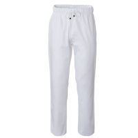 Pantalone da cuoco Plutone - taglia S - bianco - Giblor's - Q8P00193-C01-S - 8056149337967 - DMwebShop